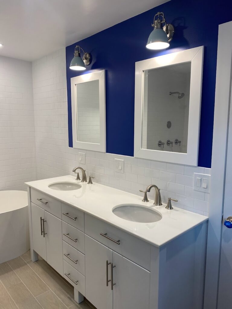 Master Bathroom Mirror & Vanity