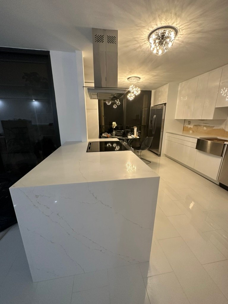 Kitchen Chandelier Update